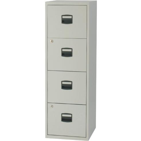 BISLEY Кабинет Фајл 4 Фиоки Пфа 4Ф445-Pfa4F645 Сив-H1321, B413, T400