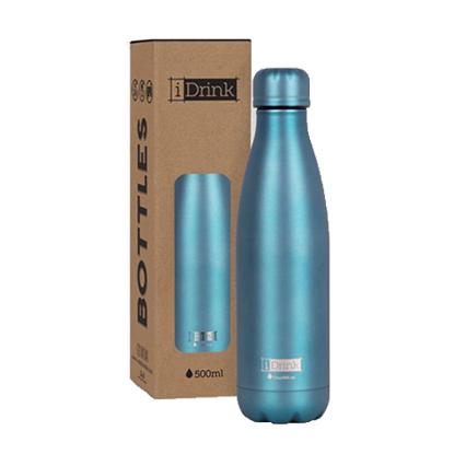 ITOTAL Термос, Шише, Metallic, 500мл, ID0024, Зелена