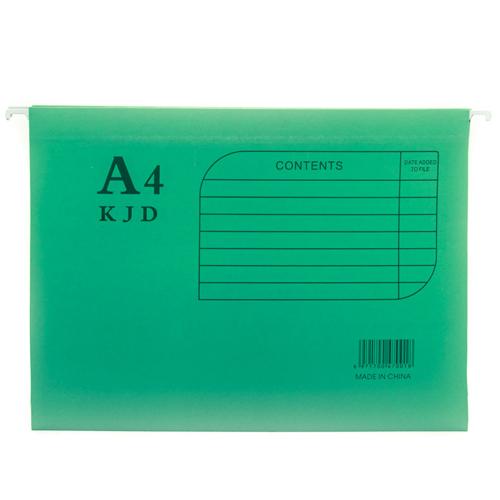 BG OFFICE Папка висечка за картотека, А4,280 гр,, Euroflex, 02А20338,C407,Зелена