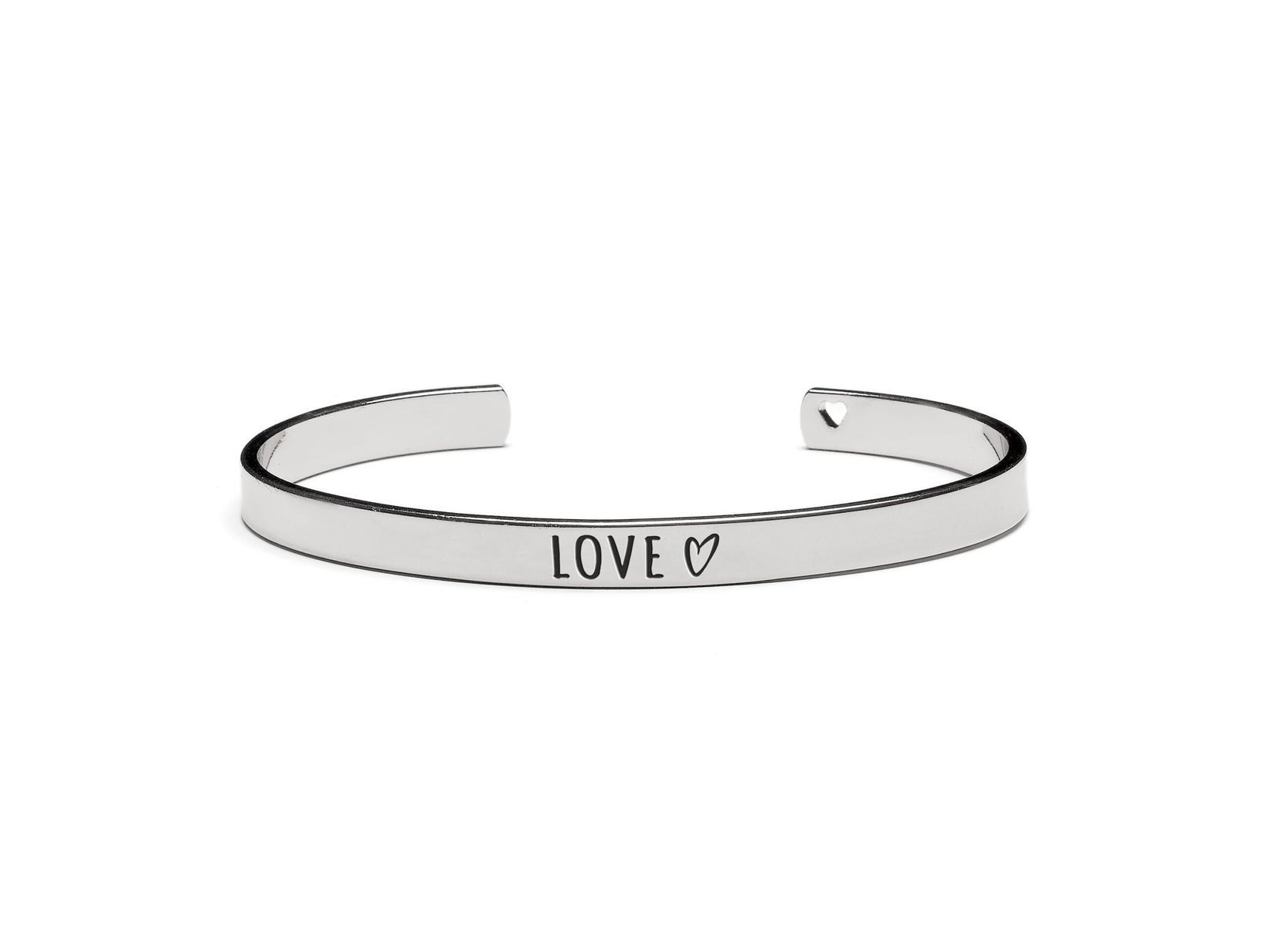Proud Mama Алка Bangle Silver Love