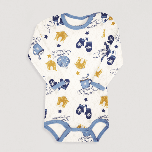 Tritex Бебешко боди со долг ракав  - 0499/955 - 56