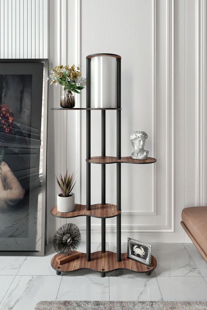 Подна ламба Opviq KS-11114, 17x150 см, IP20, црно-кафеава