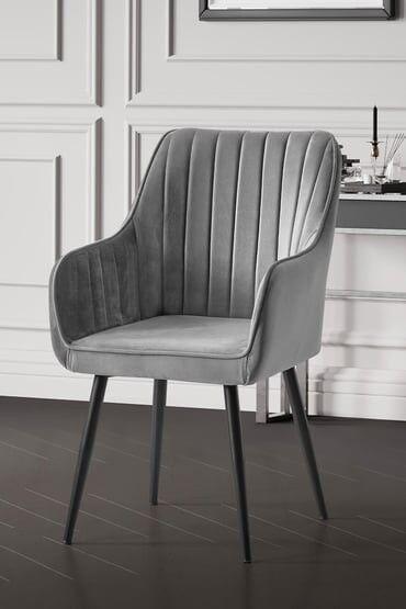 Нов стол Hanah Home, 46x89x44 см, сив