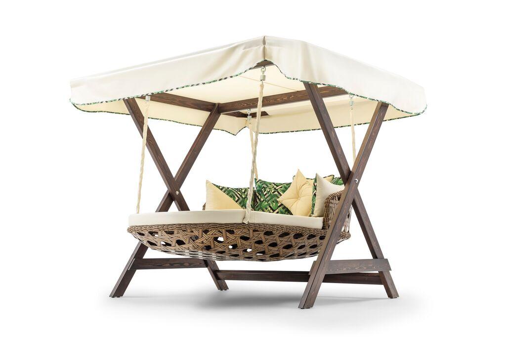 Лулашка за градина Hanah Home Dominic, 188x177x140 см, кремаста