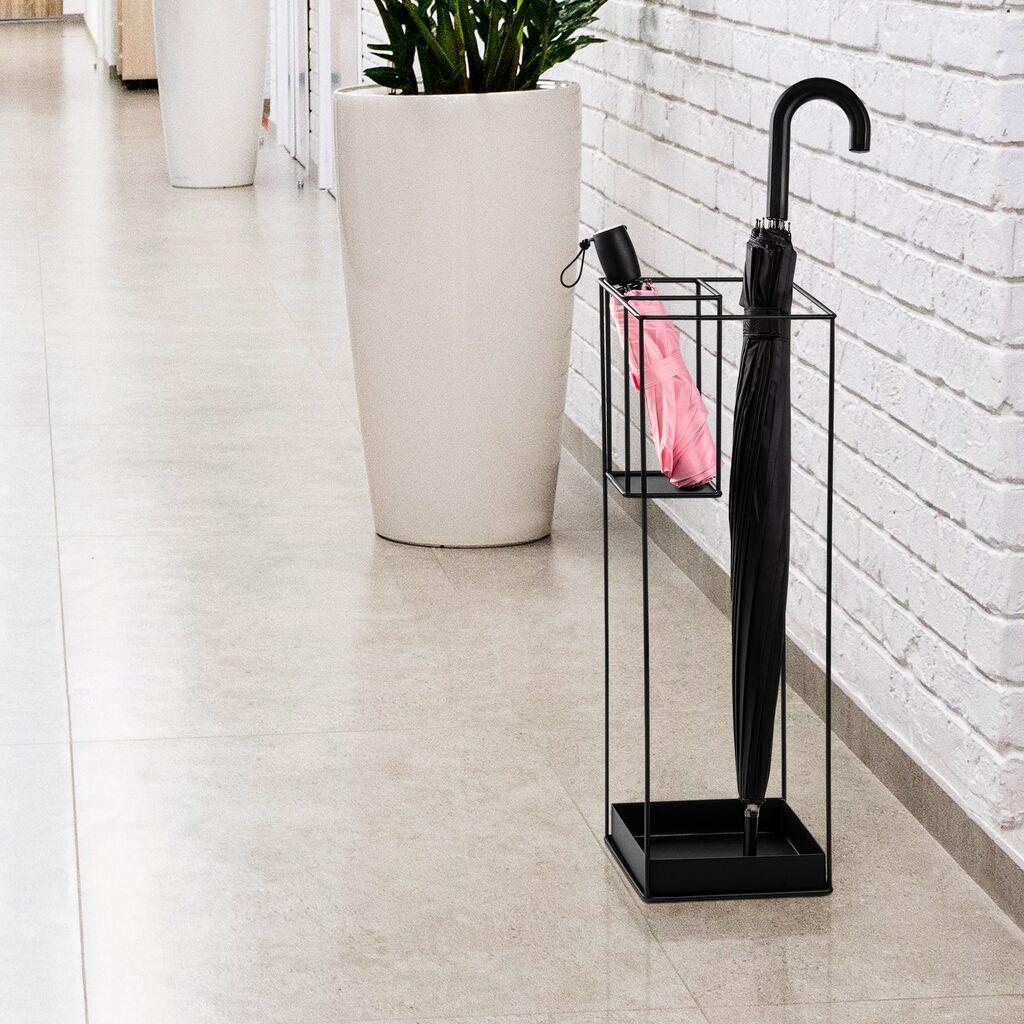 Стојал за чадор Aberto Design Semsiye-A-008, 20x20x61 cm, црна