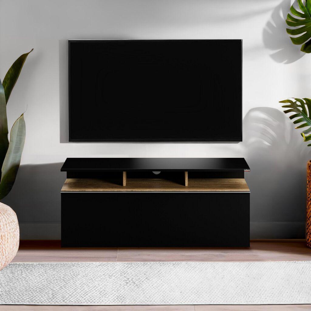 ТВ кабинет Hanah Home Tvc-529-Te-1 Стилски, 117x48x40 см, црн