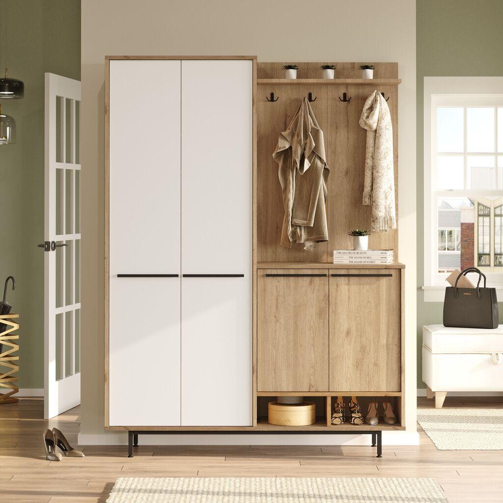 Комплет за ходник Hanah Home OS1-SK, 147,4x35,5x195,6 см, кафеава