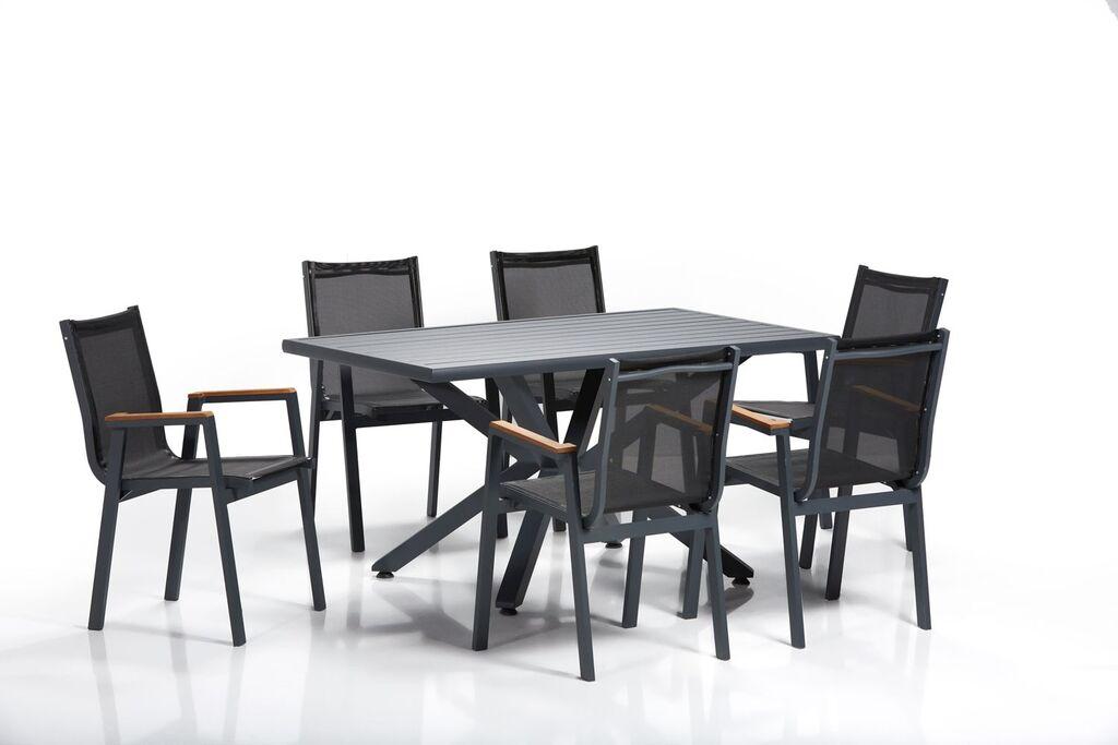 Комплет градинарски мебел Hanah Home Sydney 1, црн