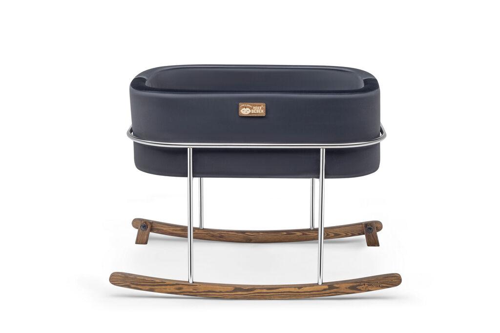 Лулка за дом Hanah Home Hier Metal, 90x70x58 см, црна и сребрена боја