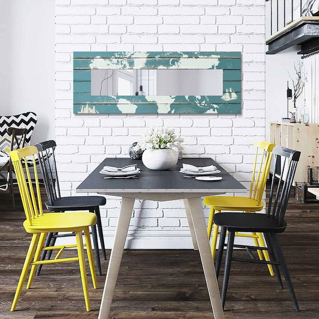 Wallity Декоративно огледало 40120YMA-39, 40x120 см, Сино