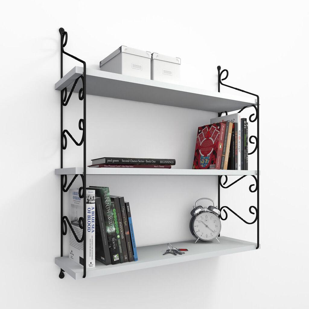 Dzидна полица Hanah Home Ceramoni, 72x81x20 см, бела