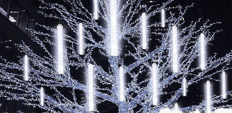 Alfa Electric LED стапчиња бели-новогодишни украси 20+10