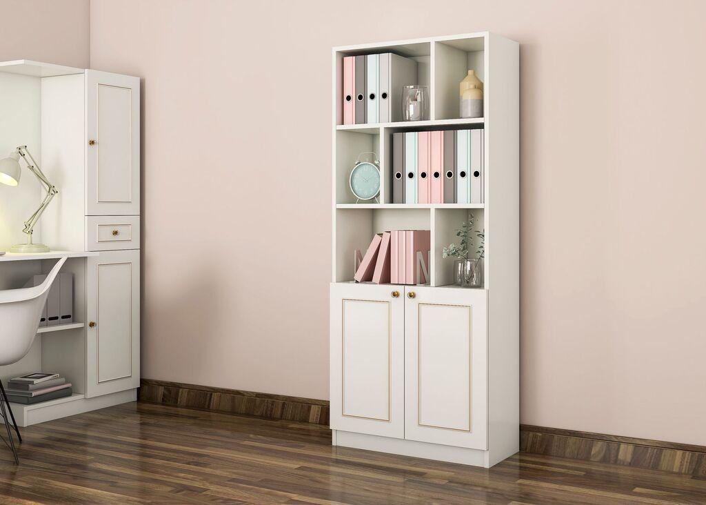 Полица за книги Hanah Home Rb-089, 70x180x40 см, бела