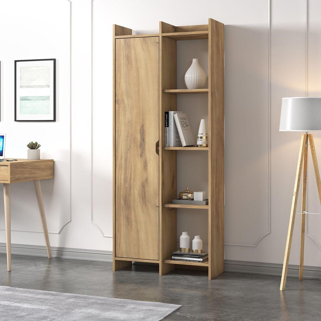 Понуда за полица за книги Hanah Home, 70x180x30 см, боја на даб