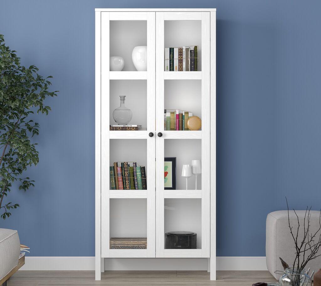 Полица за книги Hanah Home FRN-20032, 80x180x35 см, бела