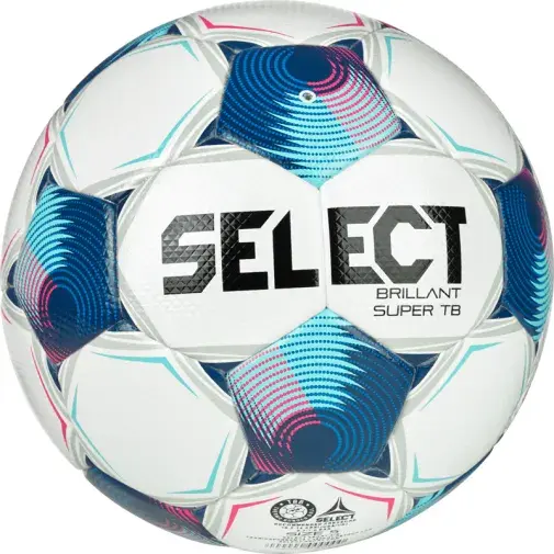 Select Ball Brilliant Super TB V25 WH/BLU 5, сино-бела