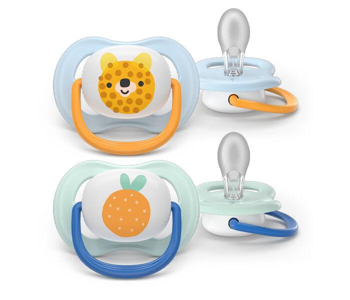 Philips Avent Лажливка, 0-6 м, 2 парчиња, сина/портокалова