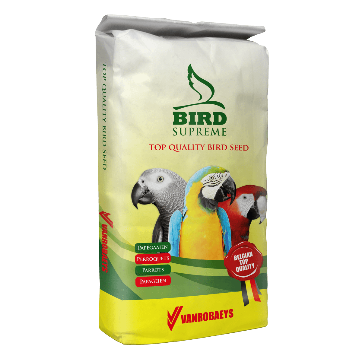 BIRD SUPREME Храна за Големи Папагали PARROT + FRUIT 12кг