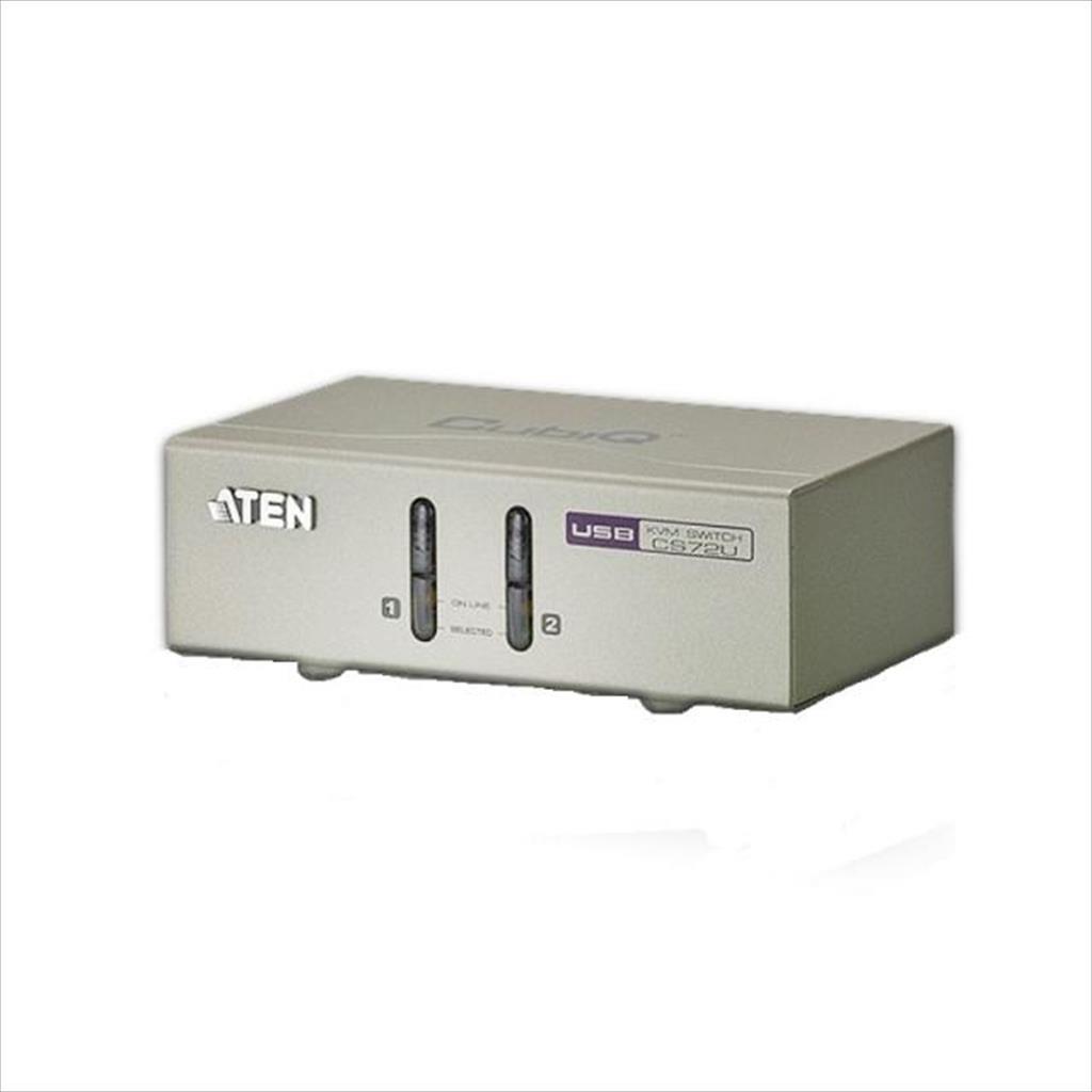 ATEN KVM Разделувач 2 Порта USB VGA Audio CS72U