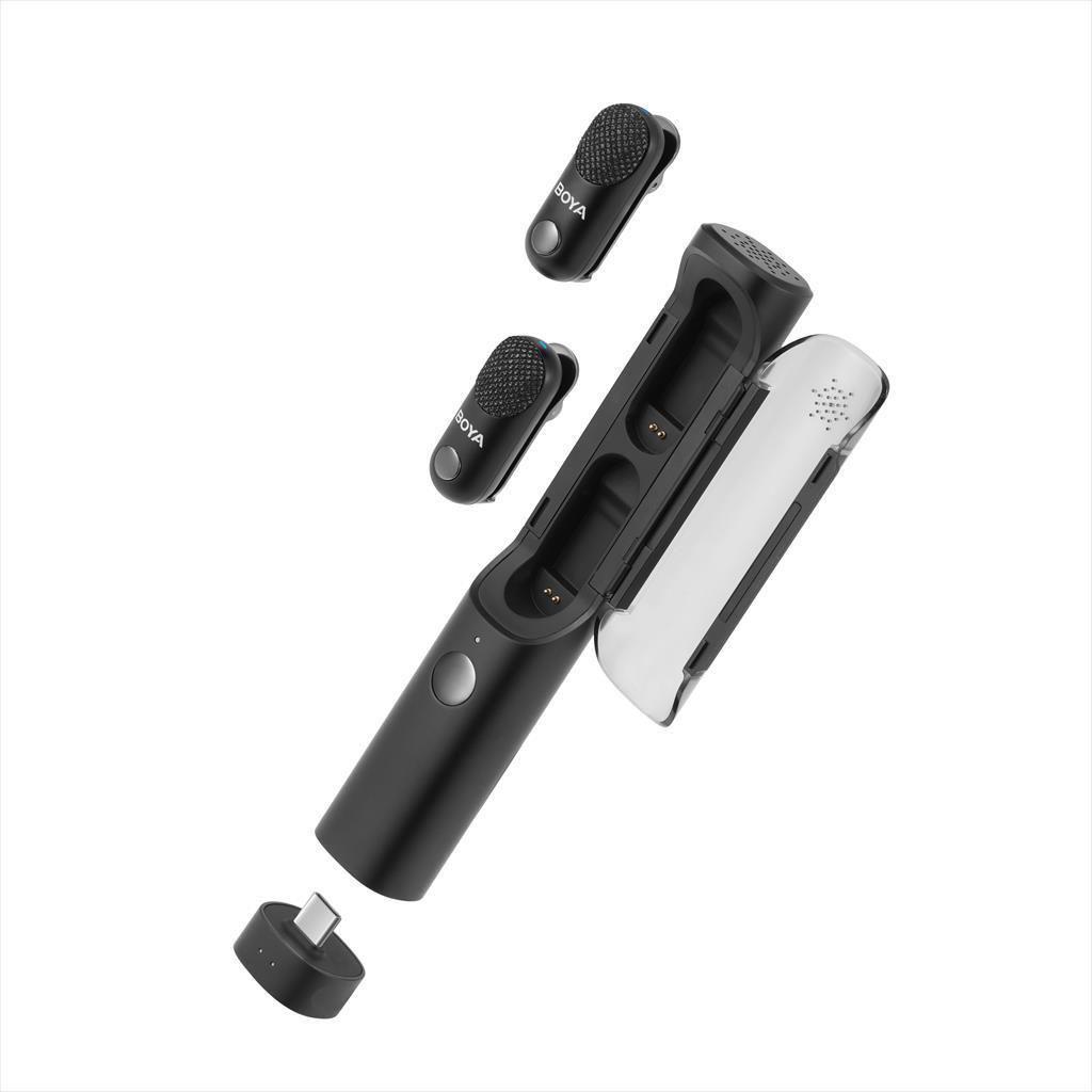 Boya Безжичен Микрофон System Link All In One Magic-05 2xMic USB-C Црн