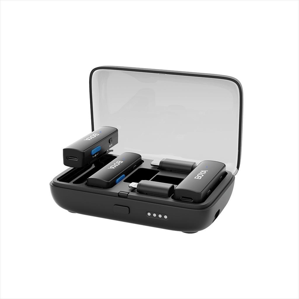 Boya Безжичен Микрофон System Link All-In-One 2xMic USB-C Lightning 3.5mm Црн