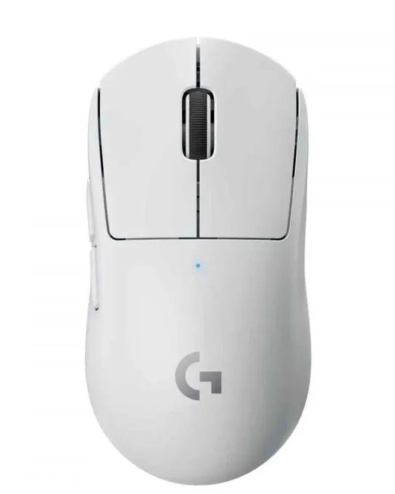 Безжичен гејмерски глушец Logitech G Pro X Superlight v2, 32000 DPI, бел
