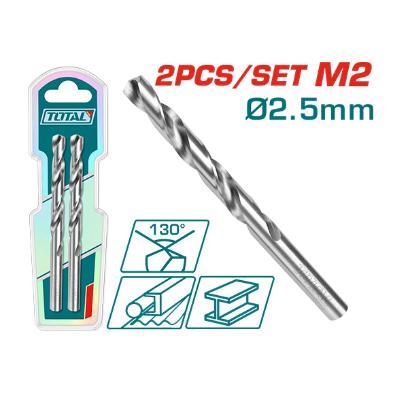 Total Бургија За Метал Сет Tac1200252 2/1 2.5 Mm