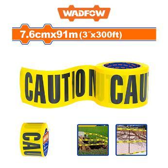 Wadfow Трака За Обележување Nee2H90 7.6 Cm X 91 M, Жолта-Црна