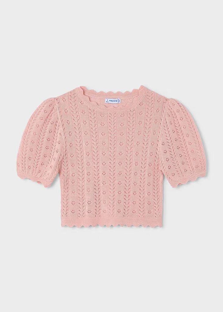 Coco Kids Плетена маица - розова, 7-122cm