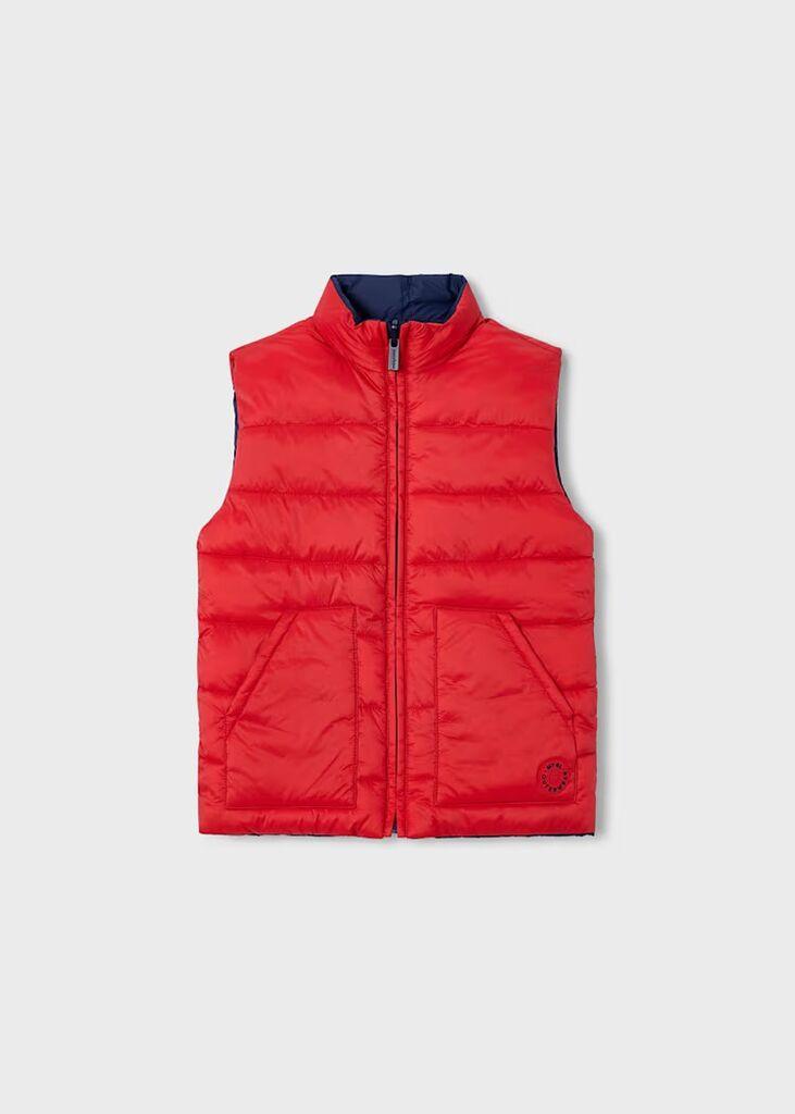 Coco Kids Двостран елек - црвена, 10-140cm