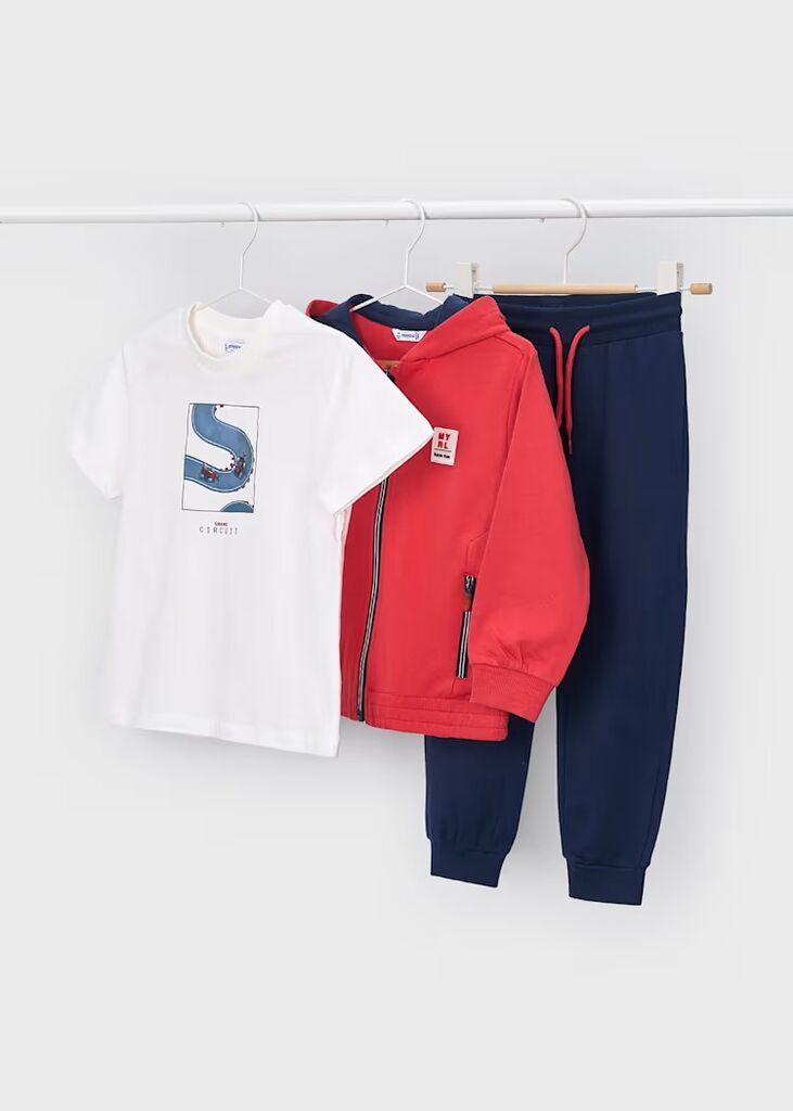 Coco Kids Тренерки 3 дела - црвена, 9-134cm