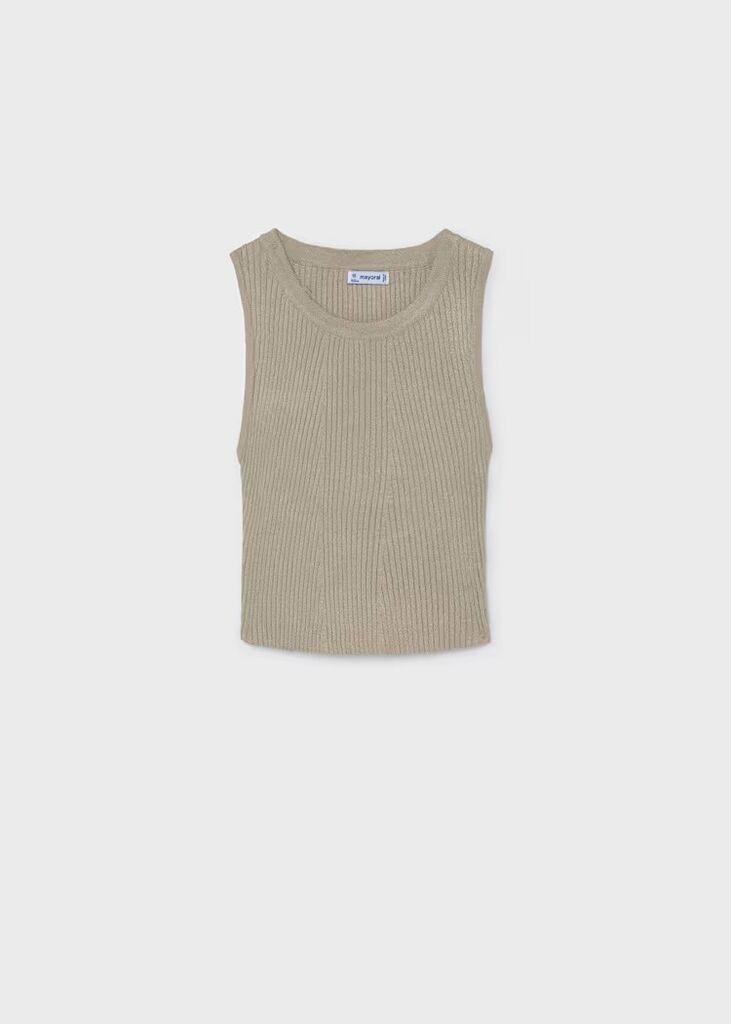 Coco Kids Плетен топ - песок боја, 18-167-172cm