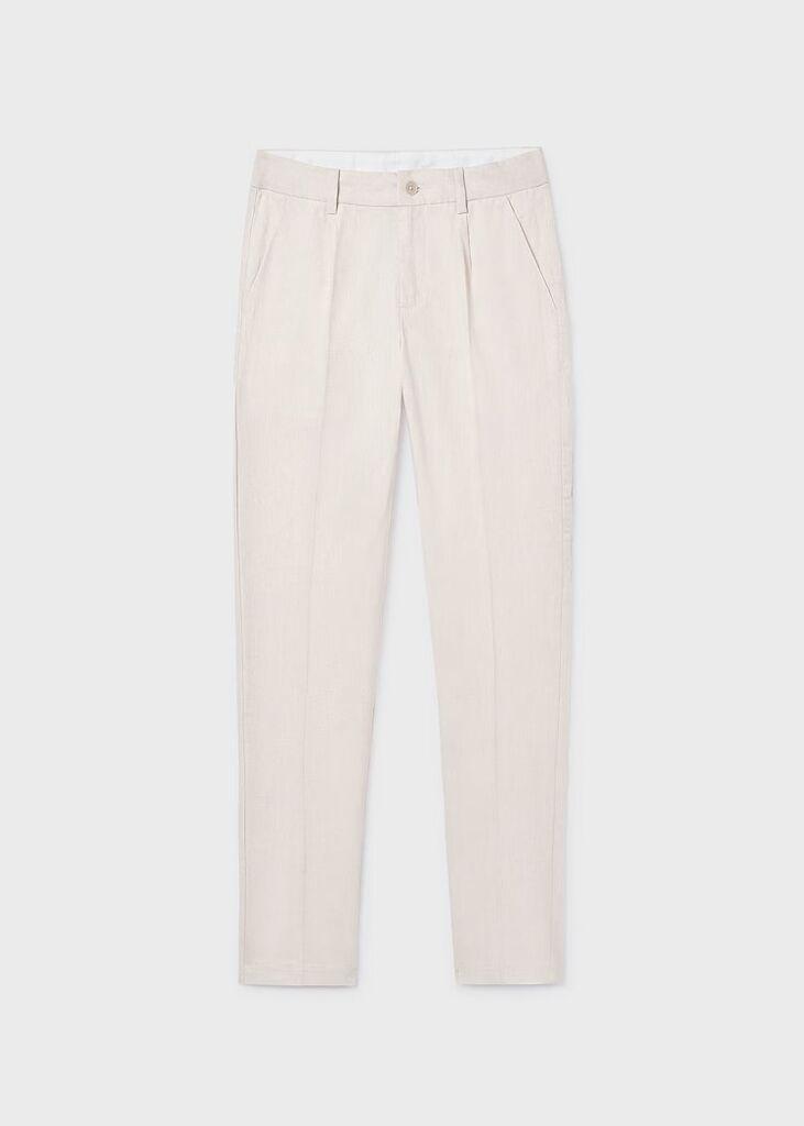 Coco Kids Ленени панталони - беж, 14-157-160cm