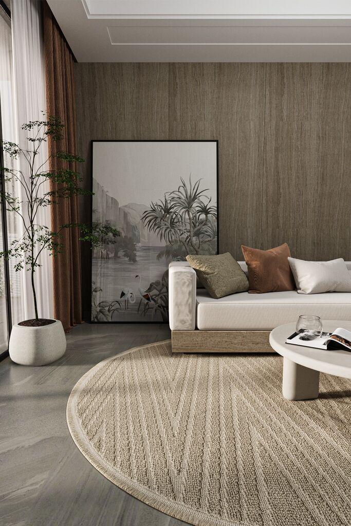 Conceptum Hypnose Carpet Newyork 3106, O80 cm, Браун