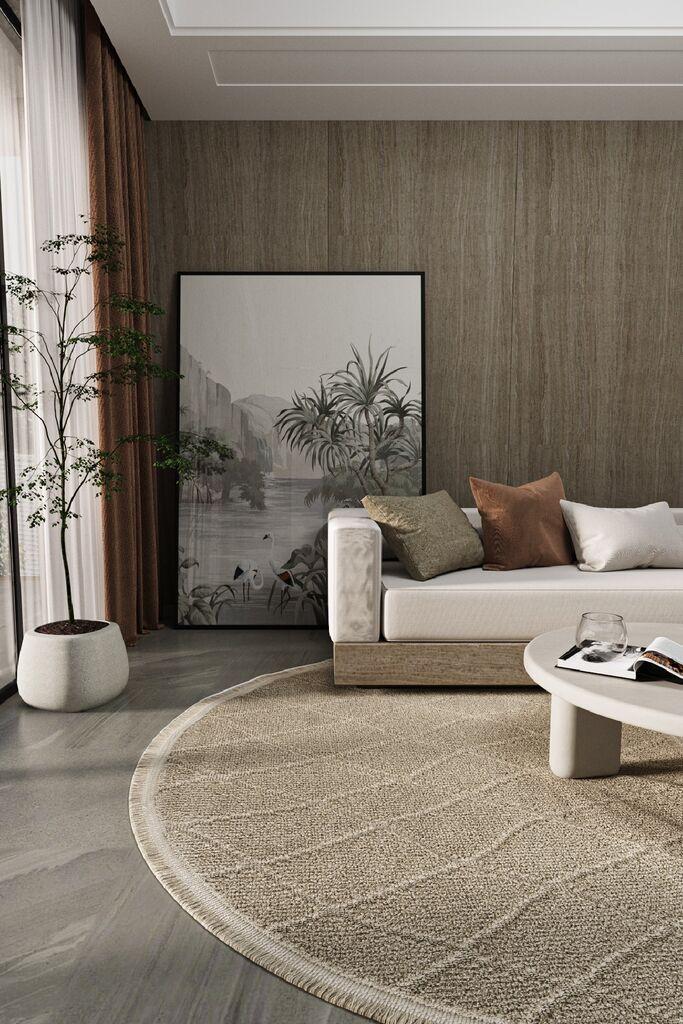 Conceptum Hypnose Carpet Newyork 3110, O80 cm, Браун