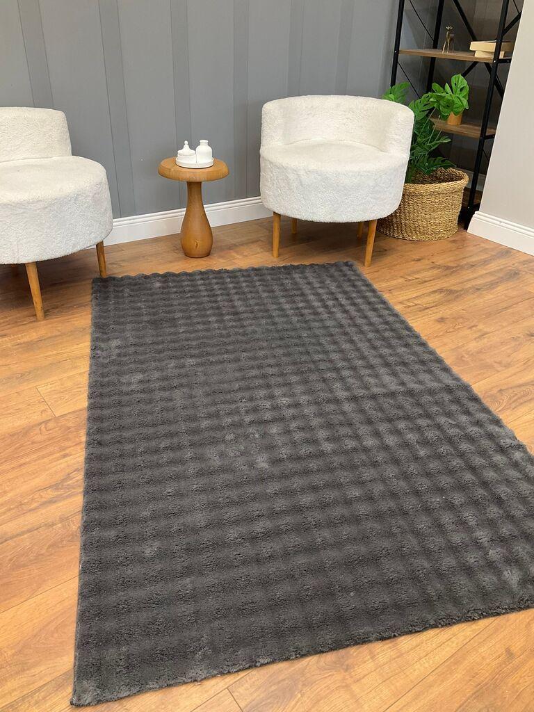 Тепих Conceptum Hypnose Puffy Bubble, 160x230 см, Антрацит