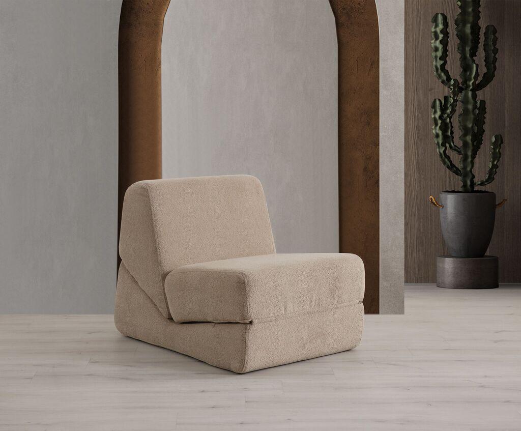 Atelier Del Sofa Фотелја 70X100X70 Cm Крем