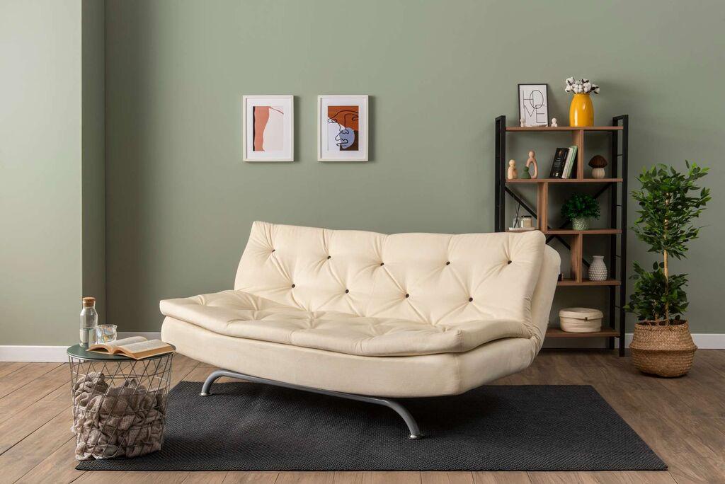 Расклопна софа Atelier del Sofa Rivo, 185x63x82 см, бела
