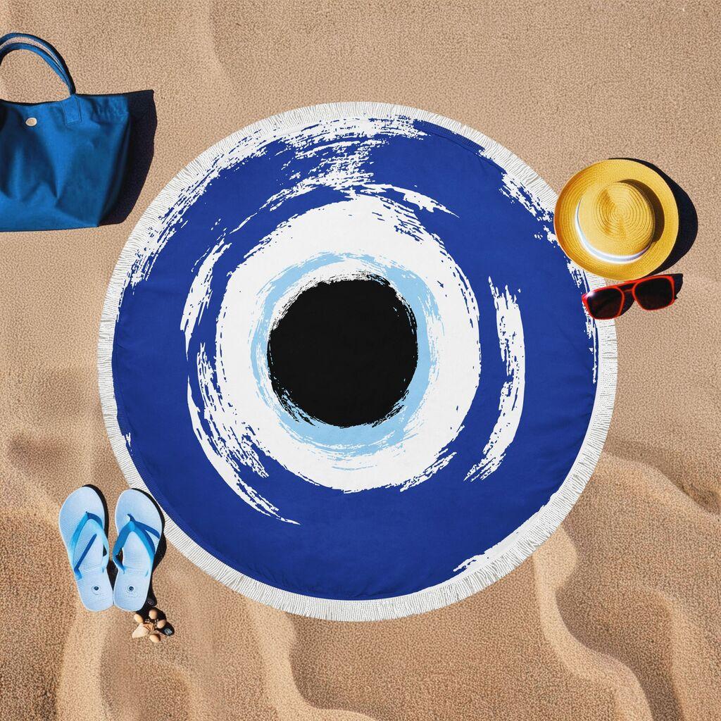 L'essentiel Maison Пешкир за плажа BTR20217030, 150x150 cm, сина