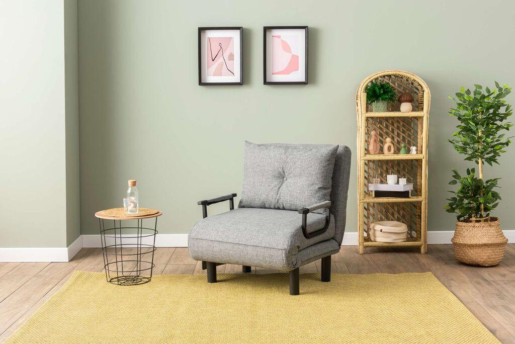 Фотелја на спуштање Atelier del Sofa Sento, 175x50x75cm, крем боја