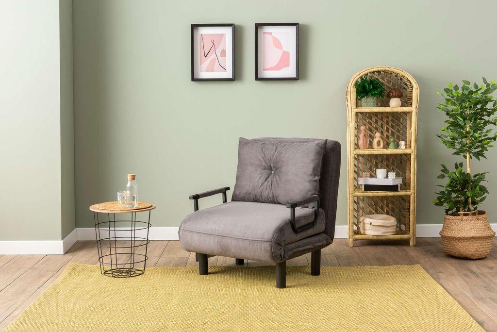 Фотелја на спуштање Atelier del Sofa Sento, 175x50x75cm, крем боја