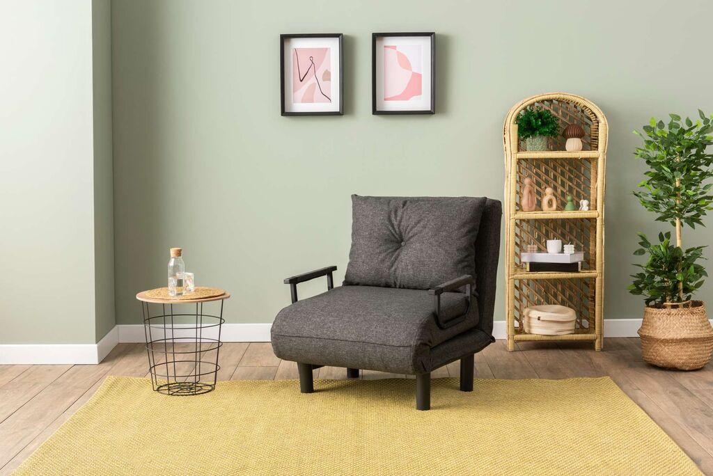 Фотелја на спуштање Atelier del Sofa Sento, 175x50x75cm, крем боја
