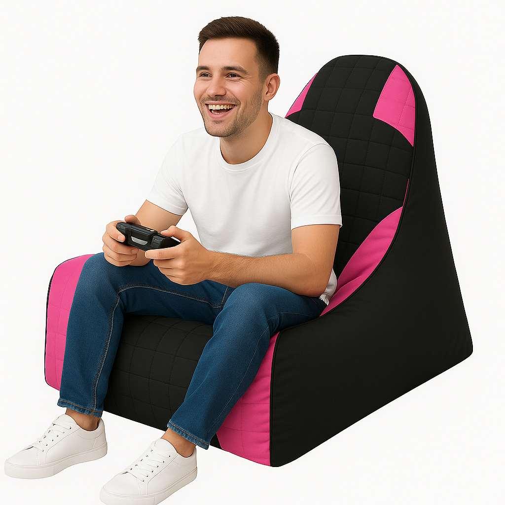 Торба за мрзелива софа Atelier del Sofa XXL Gamer, 85x35x80 см, црна