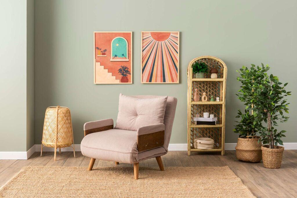 Фотелја на спуштање Atelier del Sofa Cosmo, 190x70x82 см, црна