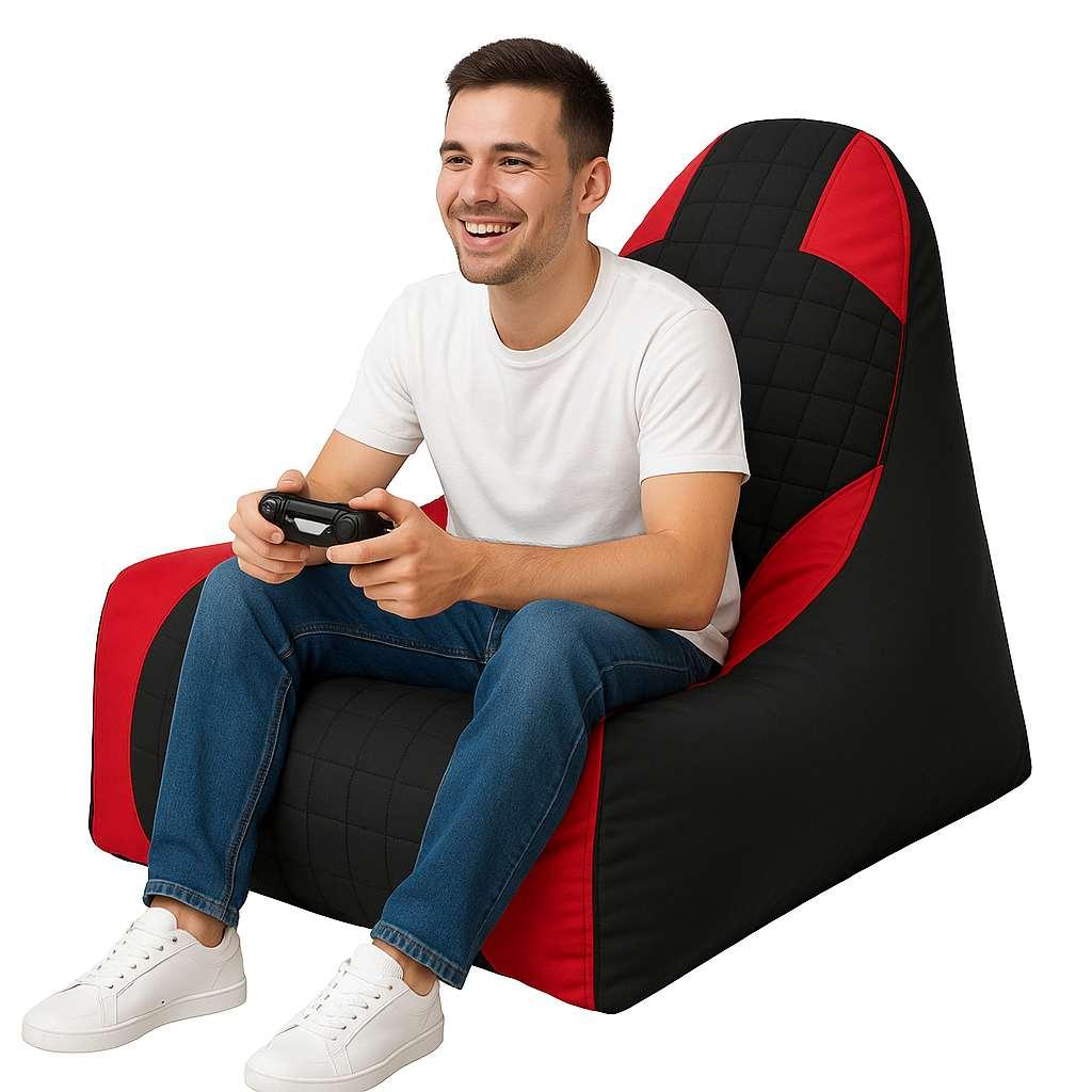 Торба за мрзелива софа Atelier del Sofa XXL Gamer, 85x35x80 см, црна