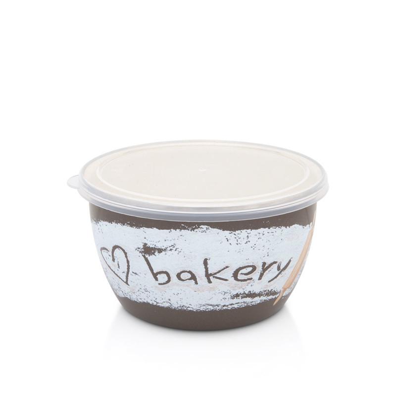 METALAC Конусен сад 16цм/1.7л со пластичен капак декор 3467