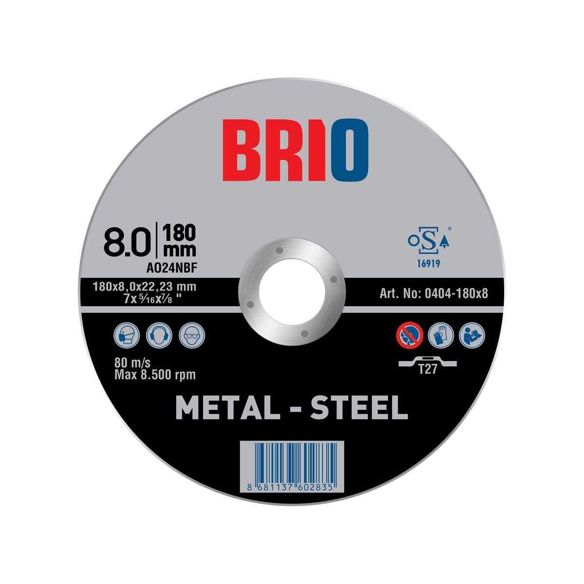 BRIO Диск за сечење 180X8