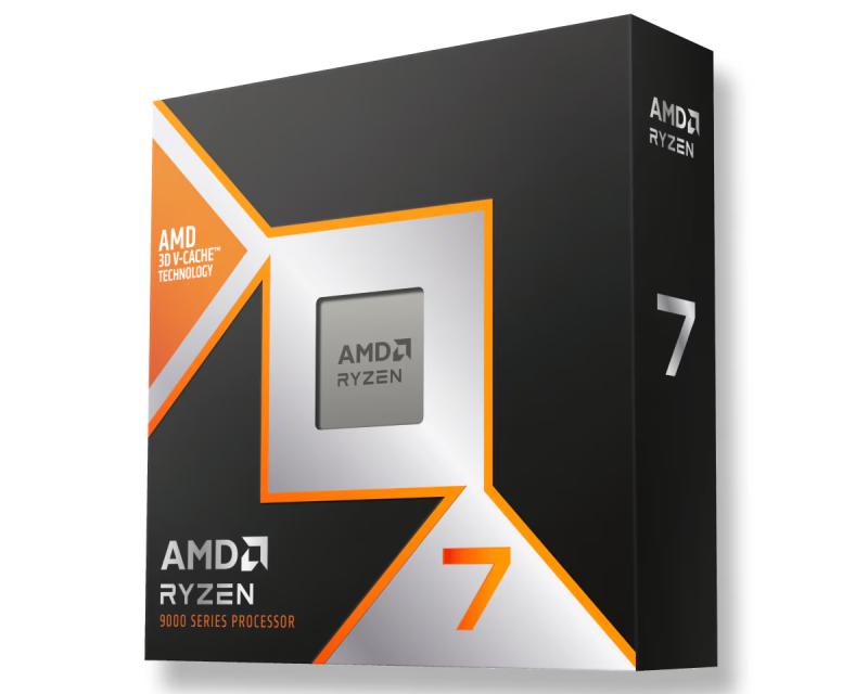 AMD процесор Ryzen 7 9800X3D со 8 јадра до 5,2 GHz (100-100001084WOF)