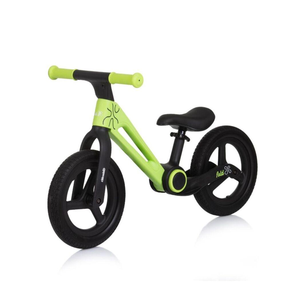 Чиполино баланс велосипед Fold X dikfx0254pi, зелен