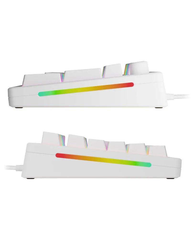 Тастатура Glorious GMMK 3 однапред изградена ANSI - модуларна бела